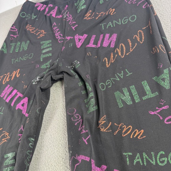 Vintage Dansco Disco Pants Small LA Made USA Tango Latin Dance Flare Halloween - Picture 11 of 12